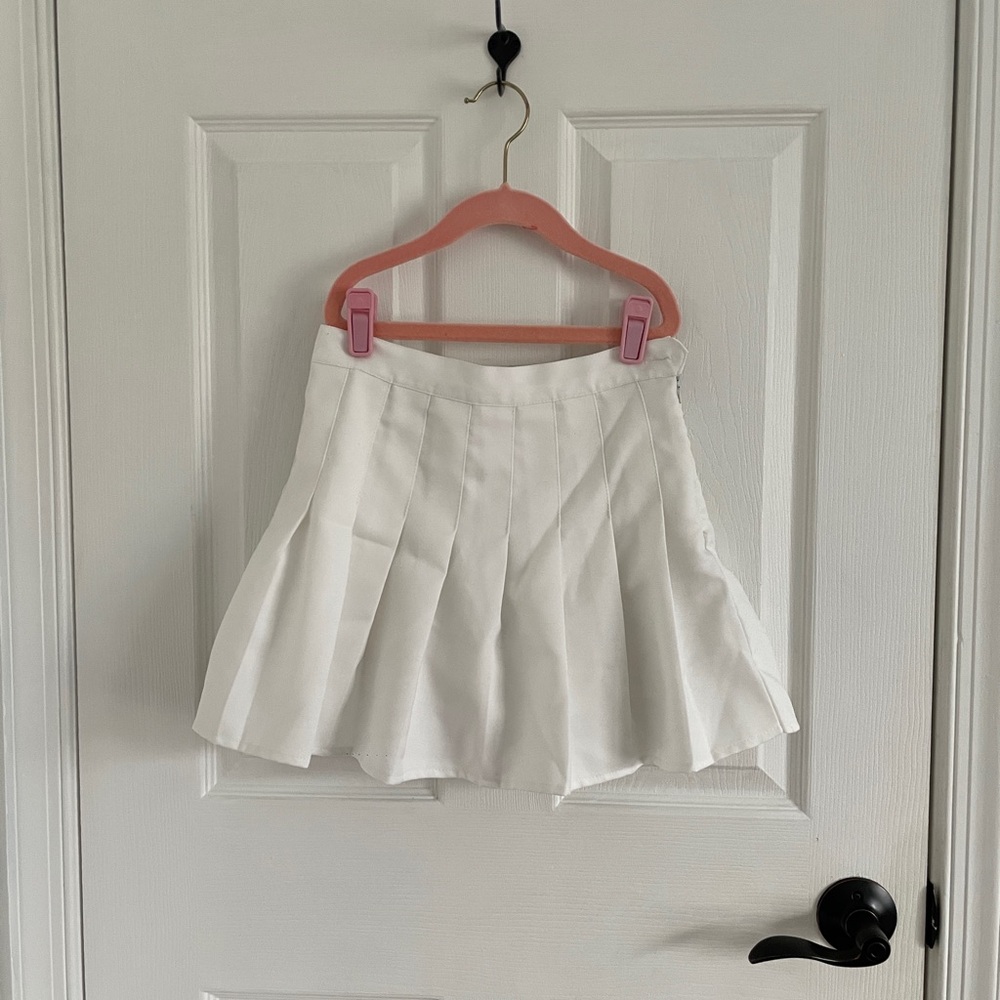 yesstyle pleated tennis skirt WITH built in shorts
